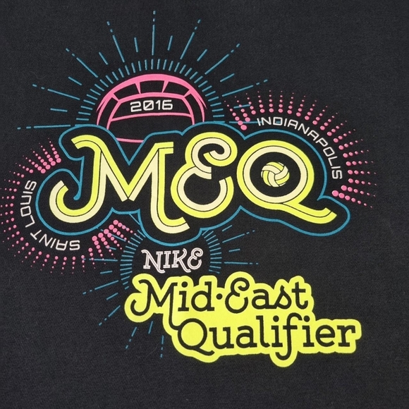 Nike Centre Swoosh Sweatshirt Men's 2016 Mid East Black USA Sweater Small - Picture 3 of 7